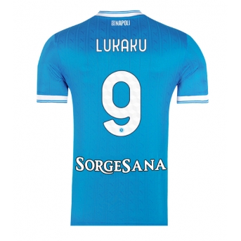SSC Napoli Romelu Lukaku #9 Maglia Gara Casa Repliche 2025-26 Maniche Corte